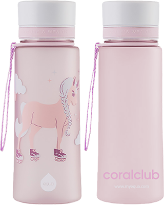 Water bottle EQUA "Unicorn"